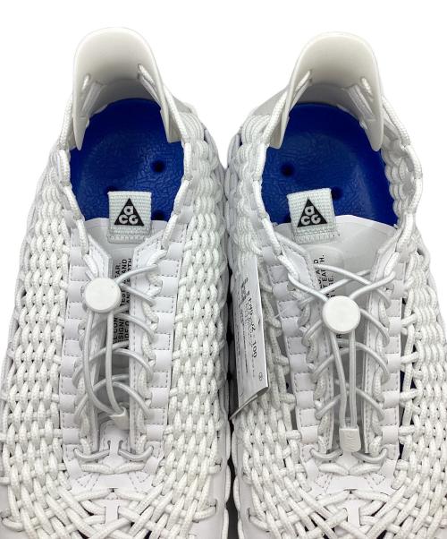 NIKE ACG（ナイキエーシージー）NIKE ACG (ナイキエーシージー) ハイカットスニーカー ホワイト×ブルー サイズ:27cm  未使用品の古着・服飾アイテム