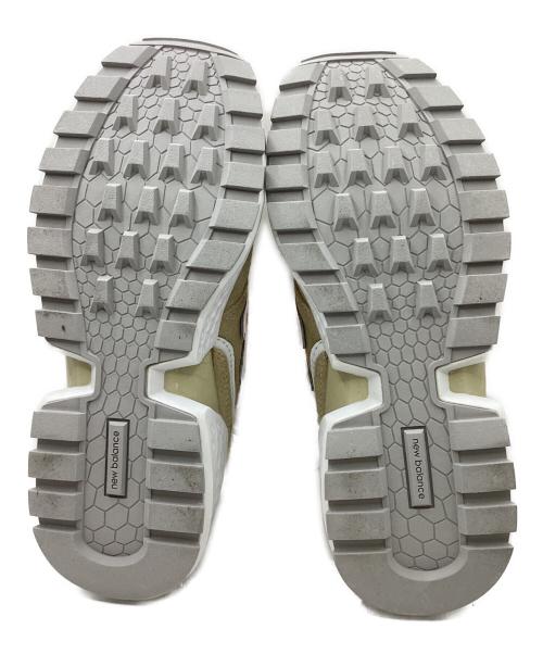 NEW BALANCE（ニューバランス）NEW BALANCE (ニューバランス) ローカットスニーカー ベージュ サイズ:23.5の古着・服飾アイテム
