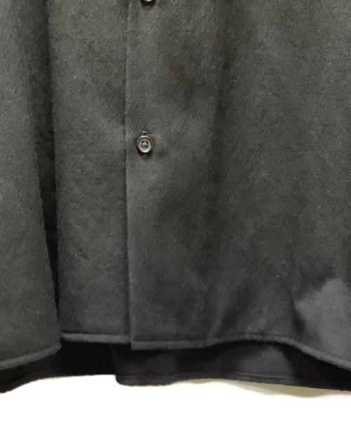 MARKA（マーカ）MARKA (マーカ) オープンカラーシャツ ブラック サイズ:SIZE2の古着・服飾アイテム