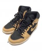 NIKEナイキ）の古着「ハイカットスニーカー」｜ベージュ