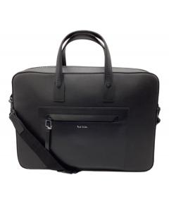 ドレス/ビジネス Paul Smith Grand city black 中古・古着通販】PAUL SMITH (ポールスミス) ストローグレインレザー