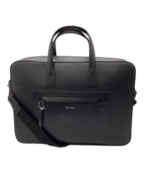 PAUL SMITH（ポールスミス）PAUL SMITH (ポールスミス) レザービジネスバッグ ブラックの古着・服飾アイテム