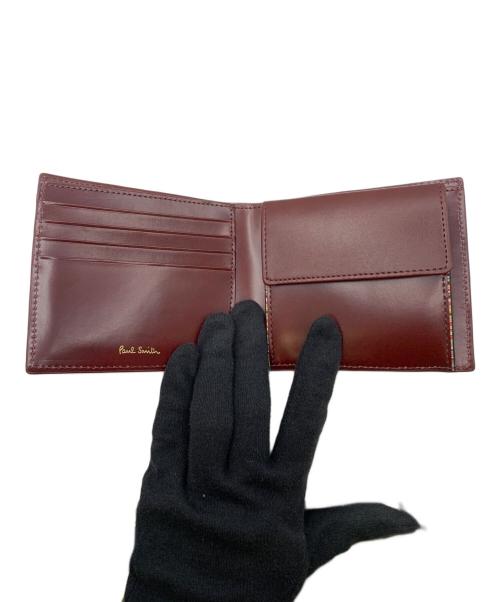 PAUL SMITH（ポールスミス）PAUL SMITH (ポールスミス) 2つ折り財布 ボルドーの古着・服飾アイテム