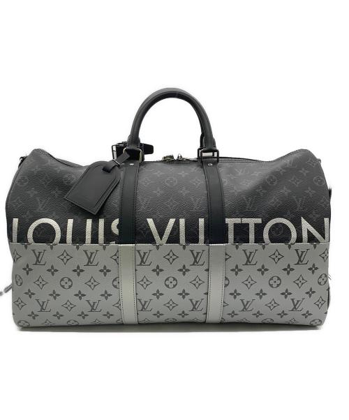 LOUIS VUITTON（ルイ ヴィトン）LOUIS VUITTON (ルイ ヴィトン) ボストンバッグ ブラック×シルバーの古着・服飾アイテム