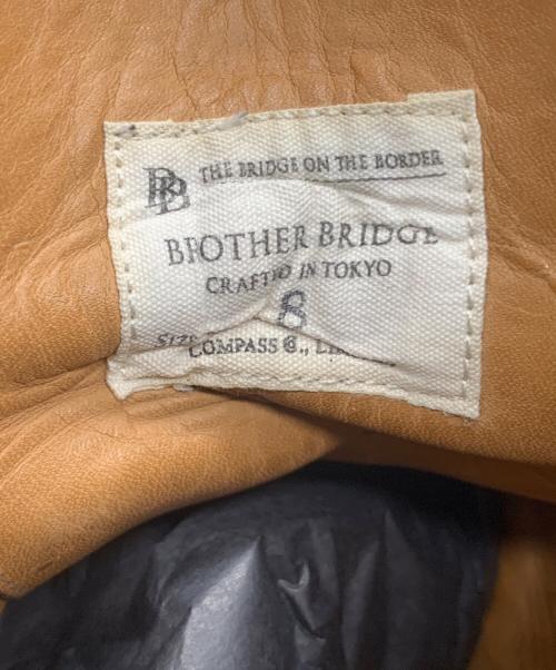 brother bridge（ブラザーブリッジ）brother bridge (ブラザーブリッジ) ワークブーツ ブラック サイズ:8の古着・服飾アイテム