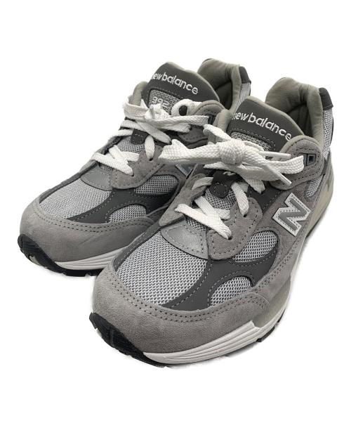 NEW BALANCE（ニューバランス）NEW BALANCE (ニューバランス) スニーカー グレー×ホワイト サイズ:24cmの古着・服飾アイテム