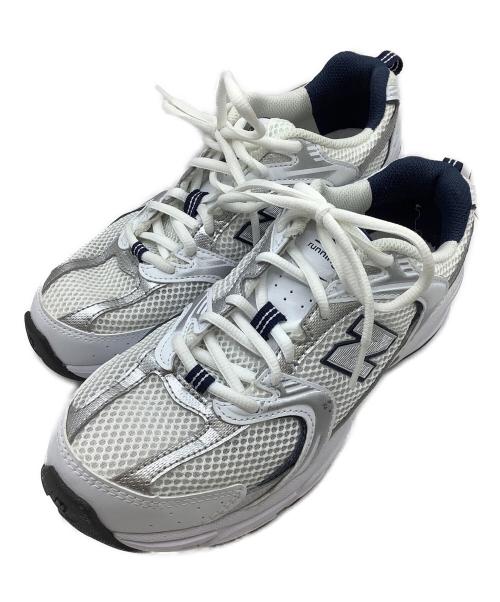 NEW BALANCE（ニューバランス）NEW BALANCE (ニューバランス) ローカットスニーカー ホワイト サイズ:24cmの古着・服飾アイテム