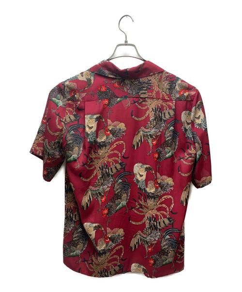 NIPOALOHA（二ポアロハ）NIPOALOHA (二ポアロハ) アロハシャツ レッド サイズ:2の古着・服飾アイテム