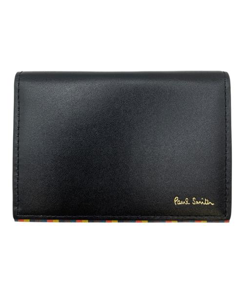 PAUL SMITH（ポールスミス）PAUL SMITH (ポールスミス) カードケース ブラックの古着・服飾アイテム