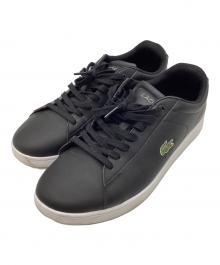 LACOSTE（ラコステ）の古着「スニーカー」｜ブラック