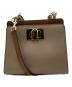 FURLA（フルラ）の古着「ショルダーバッグ」｜ベージュ×ブラウン