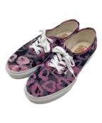 VANSヴァンズ）の古着「ローカットスニーカー」｜パープル×ブラック