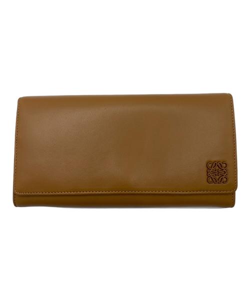 LOEWE（ロエベ）LOEWE (ロエベ) 長財布 キャメルの古着・服飾アイテム
