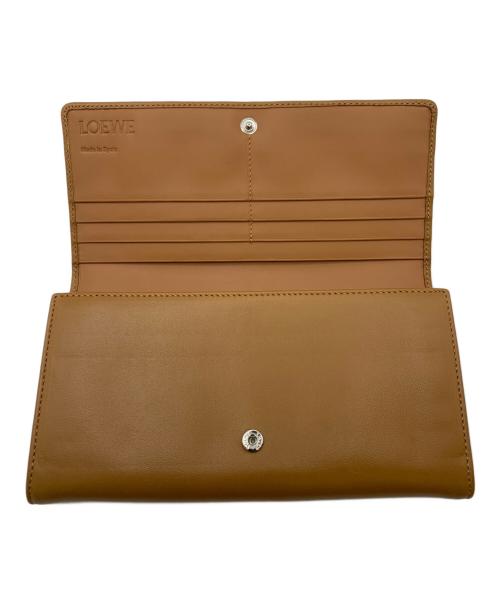 LOEWE（ロエベ）LOEWE (ロエベ) 長財布 キャメルの古着・服飾アイテム