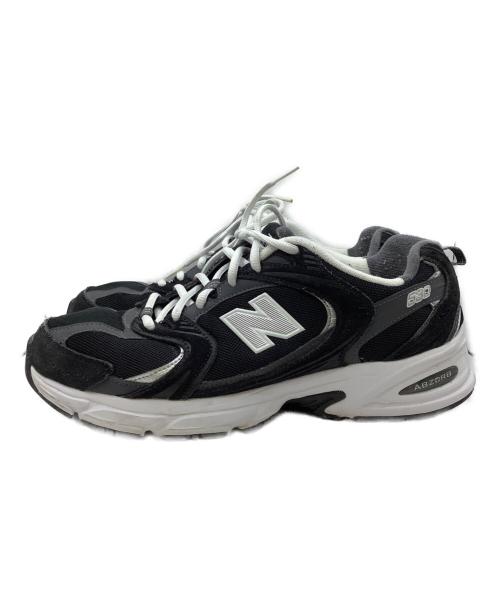 NEW BALANCE（ニューバランス）NEW BALANCE (ニューバランス) スニーカー ブラック×ホワイト サイズ:27.5の古着・服飾アイテム