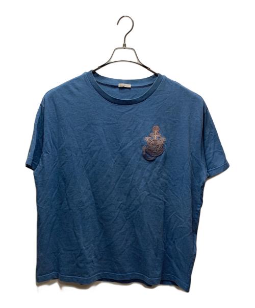MONCLER（モンクレール）MONCLER (モンクレール) J.W.ANDERSON (ジェイダブリューアンダーソン) 半袖カットソー ブルー サイズ:SIZE 1の古着・服飾アイテム