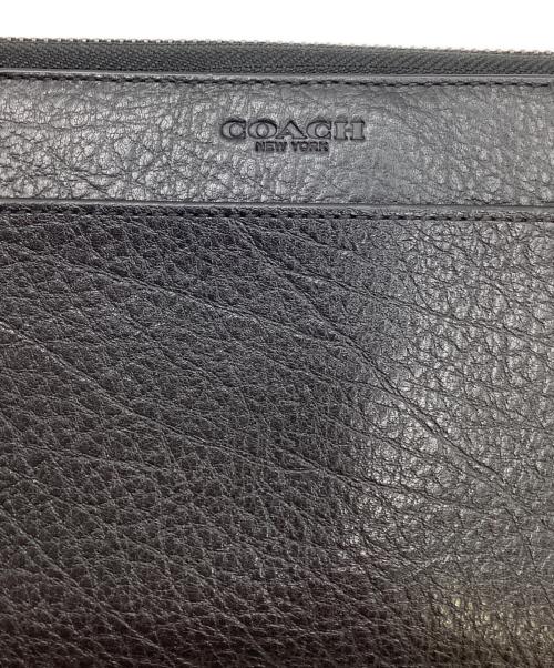 COACH（コーチ）COACH (コーチ) ダブルジップオーガナイザー ブラックの古着・服飾アイテム