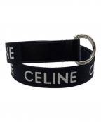 CELINEセリーヌ）の古着「レザーベルト」｜ブラック