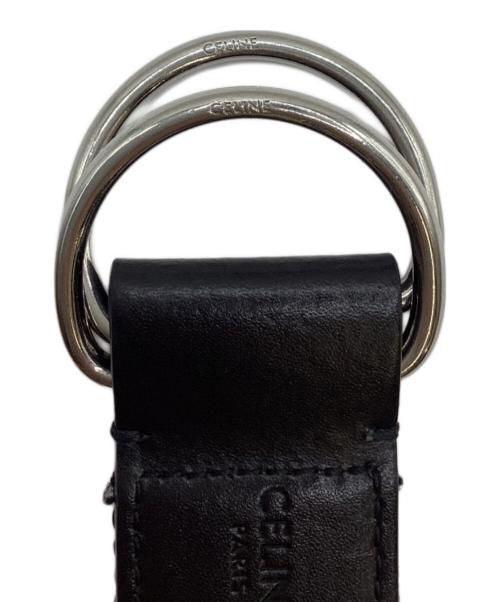 CELINE（セリーヌ）CELINE (セリーヌ) レザーベルト ブラックの古着・服飾アイテム