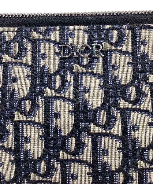 Dior（ディオール）Dior (ディオール) クラッチバッグ ベージュ×ブラックの古着・服飾アイテム