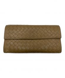 BOTTEGA VENETA（ボッテガベネタ）の古着「長財布」｜ブラウン