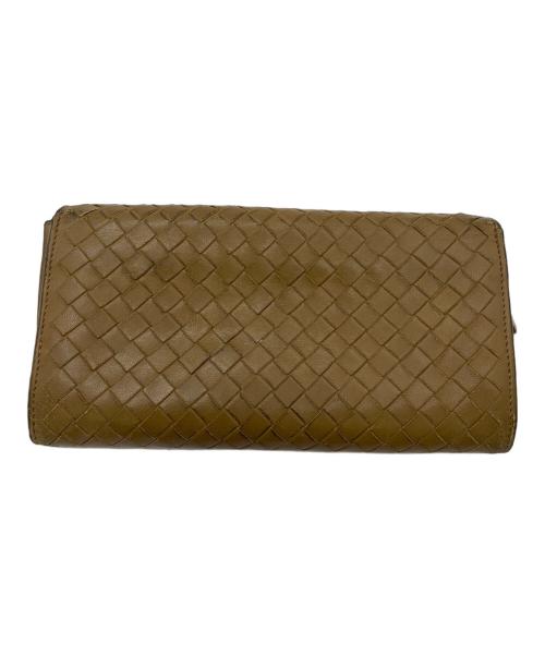 BOTTEGA VENETA（ボッテガベネタ）BOTTEGA VENETA (ボッテガベネタ) 長財布 ブラウンの古着・服飾アイテム