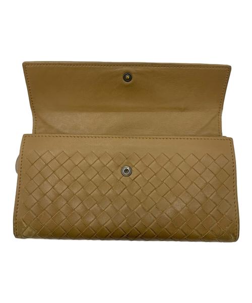 BOTTEGA VENETA（ボッテガベネタ）BOTTEGA VENETA (ボッテガベネタ) 長財布 ブラウンの古着・服飾アイテム