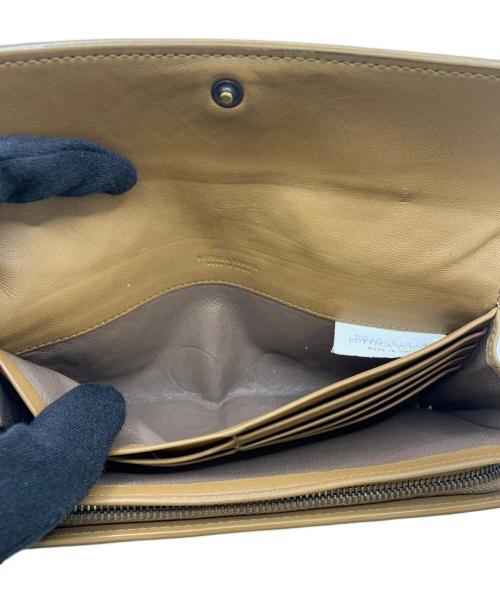 BOTTEGA VENETA（ボッテガベネタ）BOTTEGA VENETA (ボッテガベネタ) 長財布 ブラウンの古着・服飾アイテム