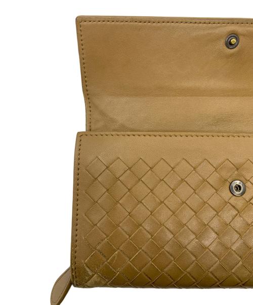 BOTTEGA VENETA（ボッテガベネタ）BOTTEGA VENETA (ボッテガベネタ) 長財布 ブラウンの古着・服飾アイテム