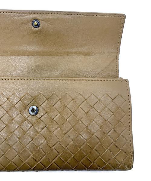 BOTTEGA VENETA（ボッテガベネタ）BOTTEGA VENETA (ボッテガベネタ) 長財布 ブラウンの古着・服飾アイテム
