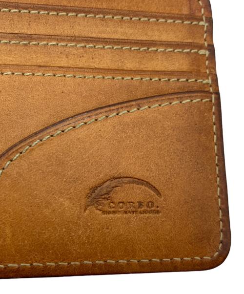 corbo（コルボ）CORBO (コルボ) 2つ折り財布 ブラウンの古着・服飾アイテム