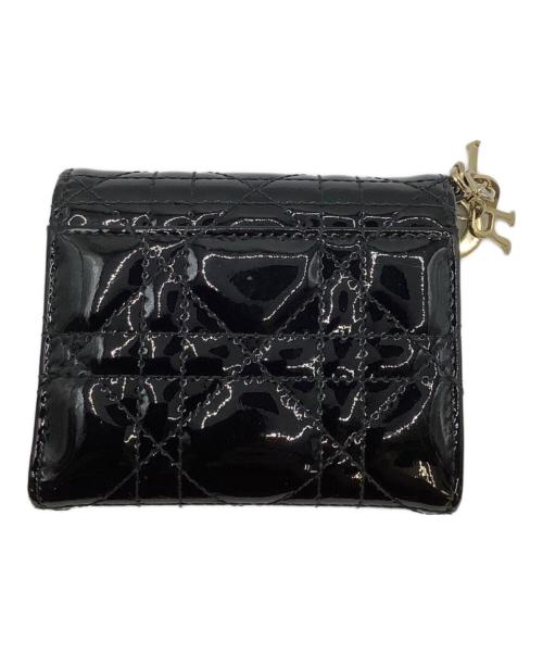 Christian Dior（クリスチャン ディオール）Christian Dior (クリスチャン ディオール) 3つ折り財布 ブラックの古着・服飾アイテム