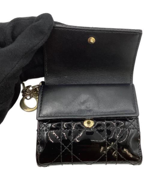 Christian Dior（クリスチャン ディオール）Christian Dior (クリスチャン ディオール) 3つ折り財布 ブラックの古着・服飾アイテム