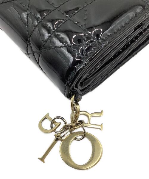 Christian Dior（クリスチャン ディオール）Christian Dior (クリスチャン ディオール) 3つ折り財布 ブラックの古着・服飾アイテム