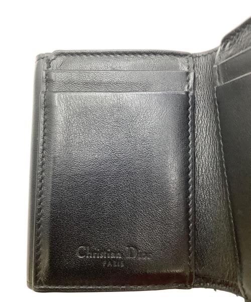 Christian Dior（クリスチャン ディオール）Christian Dior (クリスチャン ディオール) 3つ折り財布 ブラックの古着・服飾アイテム