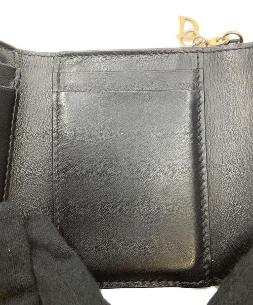 Christian Dior（クリスチャン ディオール）Christian Dior (クリスチャン ディオール) 3つ折り財布 ブラックの古着・服飾アイテム