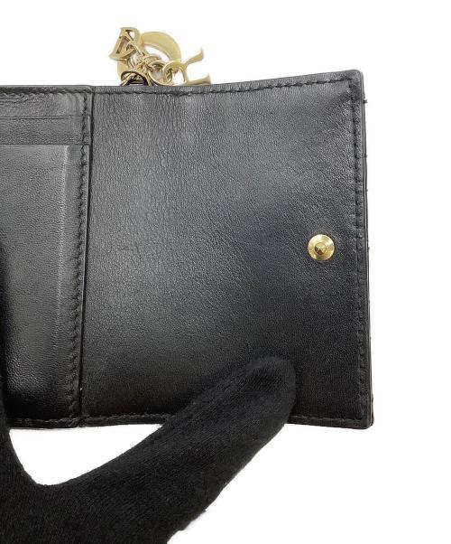 Christian Dior（クリスチャン ディオール）Christian Dior (クリスチャン ディオール) 3つ折り財布 ブラックの古着・服飾アイテム
