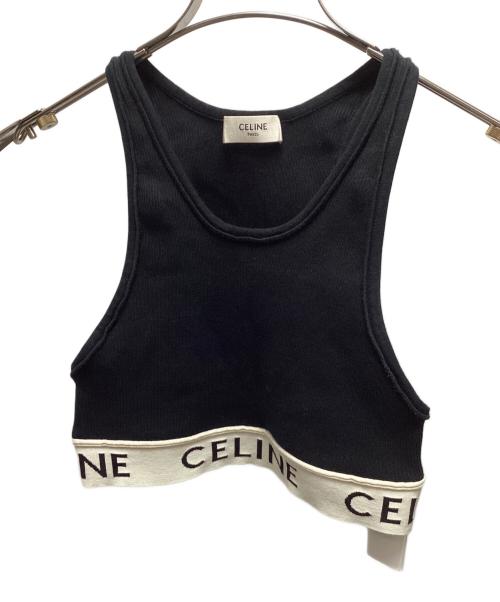 CELINE（セリーヌ）CELINE (セリーヌ) タンクトップ ブラック サイズ:Sの古着・服飾アイテム