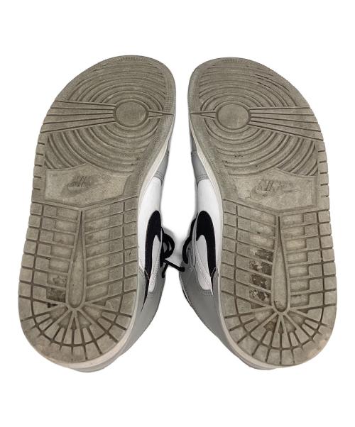NIKE（ナイキ）NIKE (ナイキ) Air Jordan 1 Mid グレー×ホワイト サイズ:26cmの古着・服飾アイテム