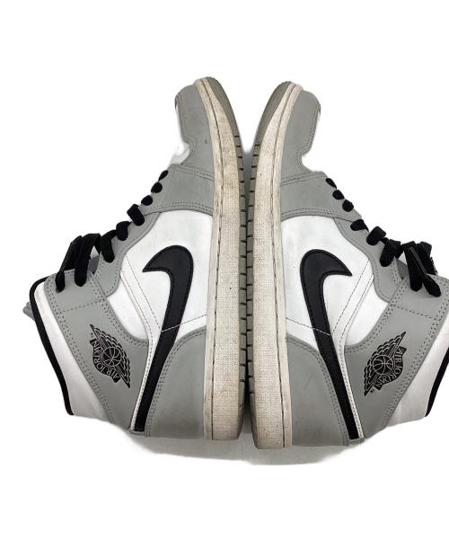 NIKE（ナイキ）NIKE (ナイキ) Air Jordan 1 Mid グレー×ホワイト サイズ:26cmの古着・服飾アイテム