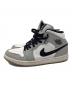 NIKE (ナイキ) Air Jordan 1 Mid グレー×ホワイト サイズ:26cm：6000円