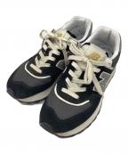 NEW BALANCEニューバランス）の古着「ローカットスニーカー」｜ブラック×ホワイト