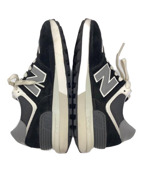 NEW BALANCE（ニューバランス）NEW BALANCE (ニューバランス) ローカットスニーカー ブラック×ホワイト サイズ:23.5の古着・服飾アイテム