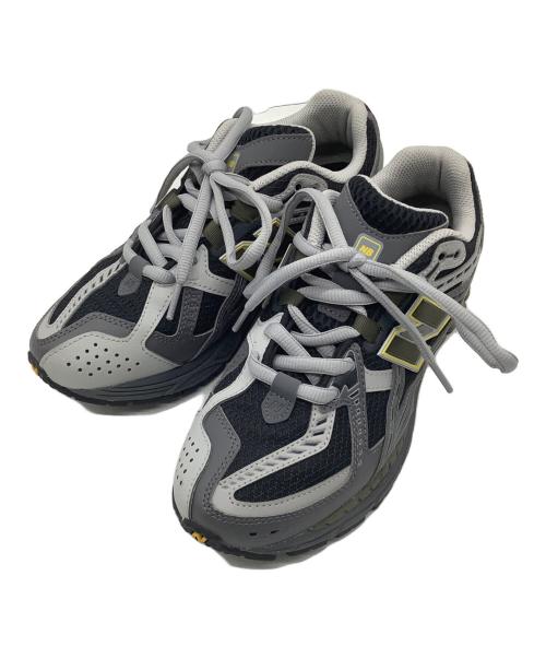 NEW BALANCE（ニューバランス）NEW BALANCE (ニューバランス) スニーカー グレー×イエロー サイズ:23.5の古着・服飾アイテム