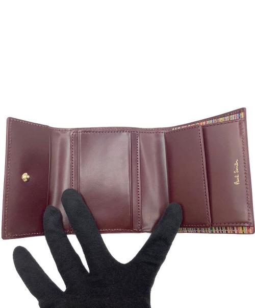 PAUL SMITH（ポールスミス）PAUL SMITH (ポールスミス) 3つ折り財布 ブラウンの古着・服飾アイテム