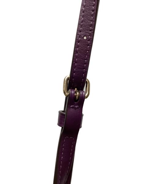 COACH（コーチ）COACH (コーチ) 2WAYバッグ パープル×ブラウンの古着・服飾アイテム