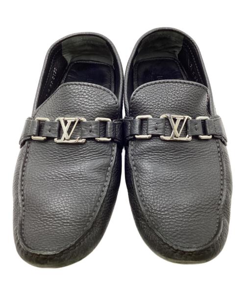 LOUIS VUITTON（ルイ ヴィトン）LOUIS VUITTON (ルイ ヴィトン) レザーシューズ ブラック サイズ:7 1/2の古着・服飾アイテム
