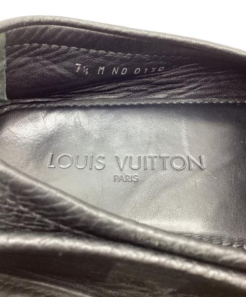 LOUIS VUITTON（ルイ ヴィトン）LOUIS VUITTON (ルイ ヴィトン) レザーシューズ ブラック サイズ:7 1/2の古着・服飾アイテム