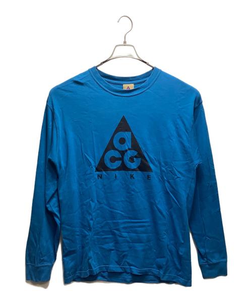 NIKE ACG（ナイキエーシージー）NIKE ACG (ナイキエーシージー) 長袖カットソー ブルー サイズ:Ｓの古着・服飾アイテム