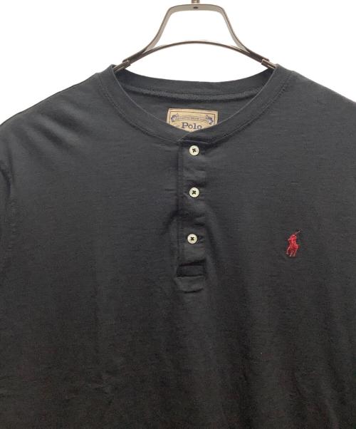POLO RALPH LAUREN（ポロ・ラルフローレン）POLO RALPH LAUREN (ポロ・ラルフローレン) 長袖カットソー ブラック サイズ:L 未使用品の古着・服飾アイテム